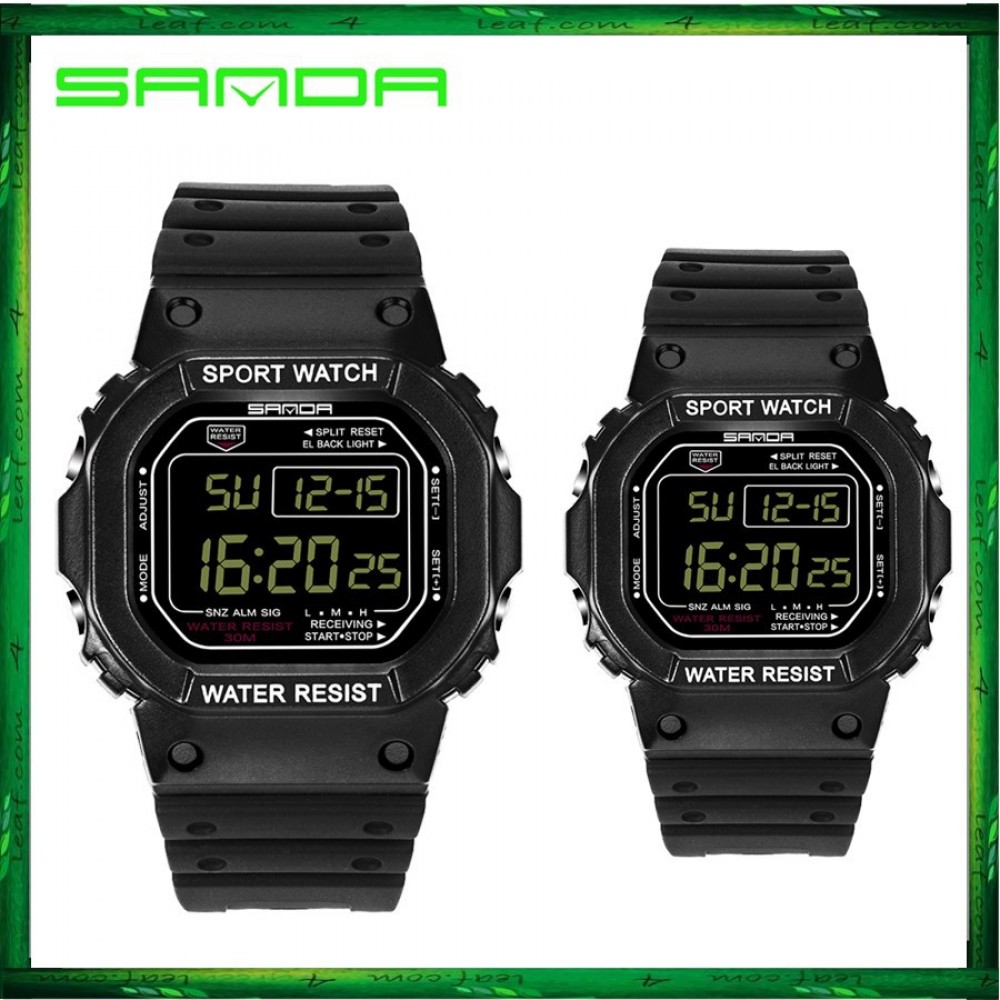 Sanda 329 Men LED Digital Sport Watch Jam Tangan