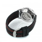 WM12 Winner Auto Date Automatic Men Silicone Strap Mechanical Wristwatches