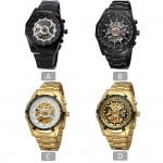 4GL FM01 Forsining Watch Men Automatic Mechanical Skeleton Vintage Watch