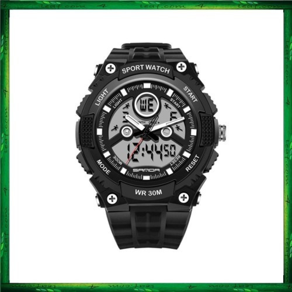 Sanda 709 Dual Display 30M Waterproof Sport Military LED Digital Watch Sanda 709 Dual Display 30M Waterproof Sport Military LED Digital Watch