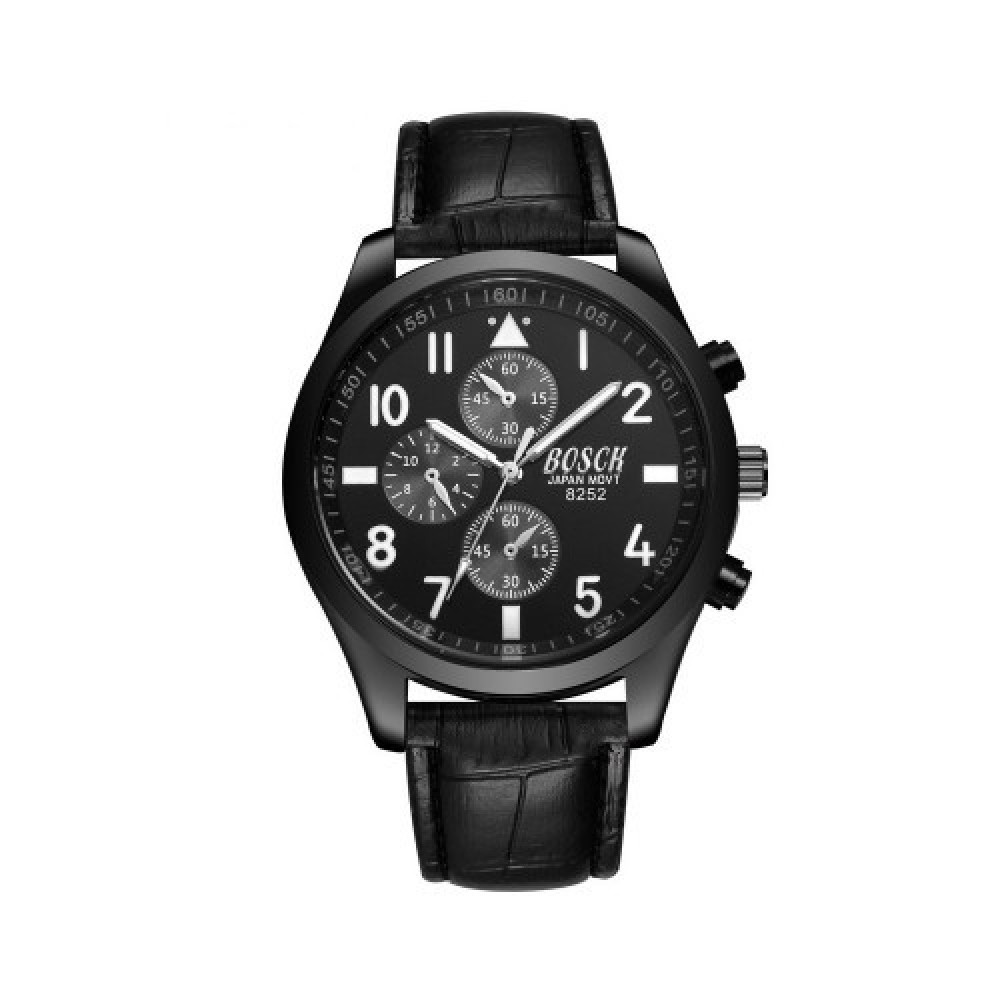 4GL BOSCK Men's Business Casual Sports Leather Waterproof Watch 8252 4GL BOSCK Men's Business Casual Sports Leather Waterproof Watch 8252