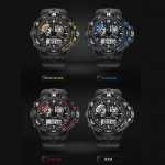 4GL Sanda Fashion Men Dual Display Multifunction Sport Watch 737