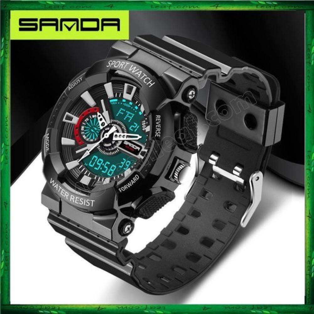 Sanda 799 Military Waterproof Outdoor Sport Mens Shockproof Digital Watch