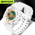 Sanda 799 Military Waterproof Outdoor Sport Mens Shockproof Digital Watch