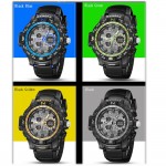 4GL SYNOKE Double display watch men sports watch 50M Waterproof 6509