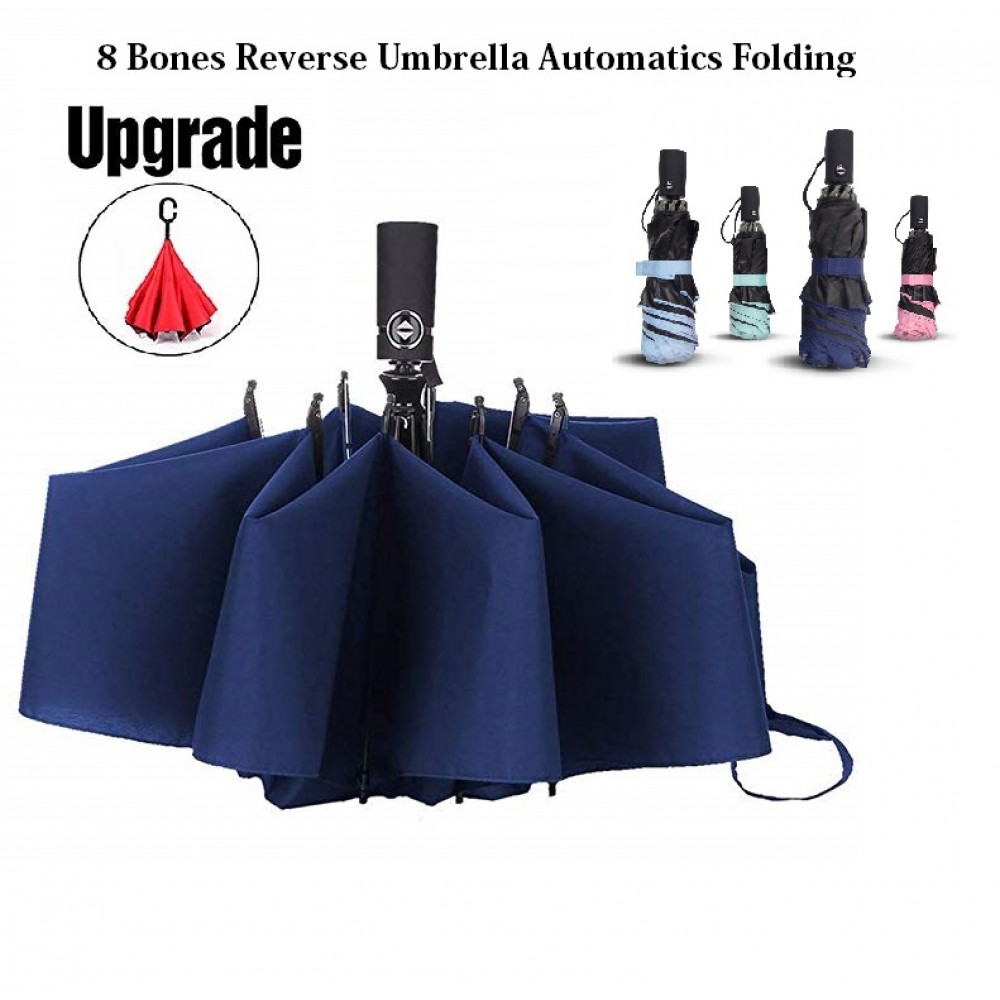 Auto Reverse Inverted Fordable Umbrella自动反向伞