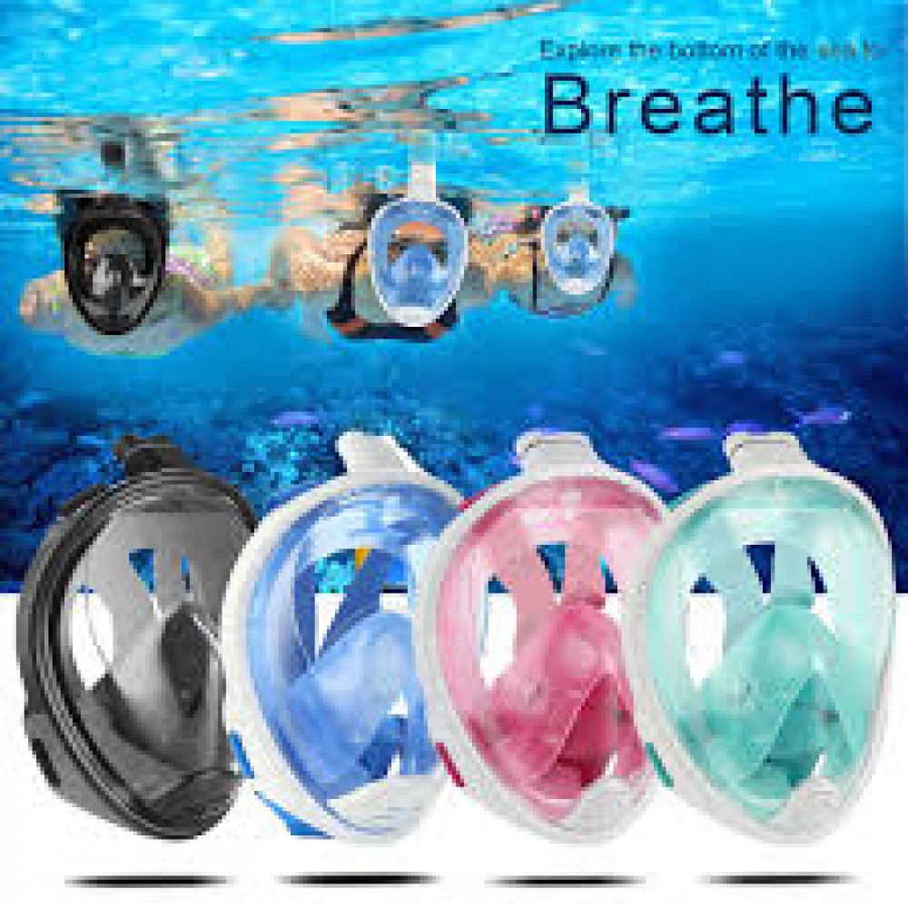 Snorkeling Full Face Mask Surface Dry Diving Glasses gopro