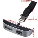 Electronic Hanging Luggage Portable Digital Weight Scale 50kg 