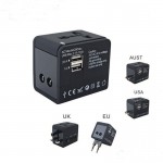 2.1A/1.0A Dual USBPort 5in1 Universal International Travel Adapter