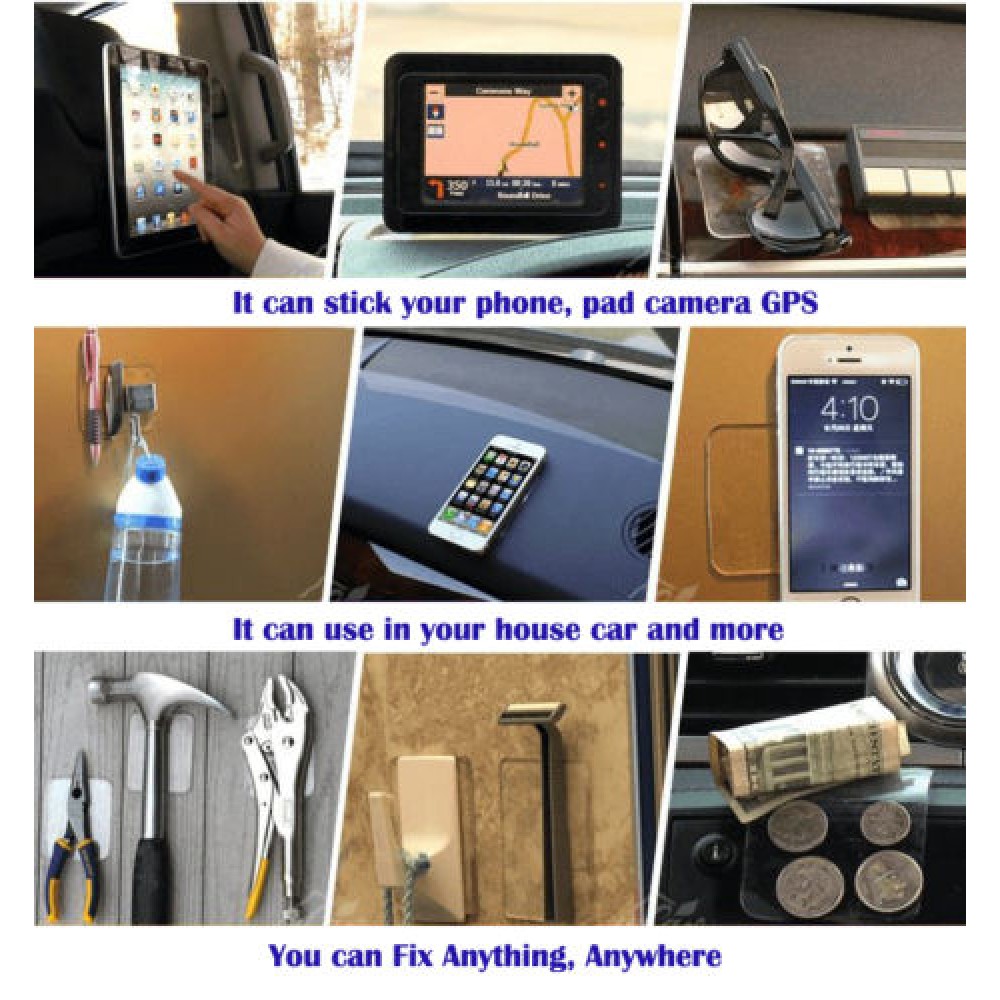 FIXATE GEL PAD 2KG Strong Wall Antislip Cells Pads Washable (1 pieces)