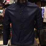 Men’s BORLAND Smooth Plain Basic Simple Business Casual Long Sleeve Shirt. ASTON