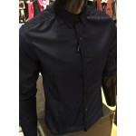 Men’s BORLAND Smooth Plain Basic Simple Business Casual Long Sleeve Shirt. ASTON