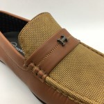 Men Shoes Brown Khaki Colour Business Casual Loafers Slip On. ZORO