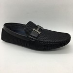 Men Shoes Black Colour Business Casual Loafers Slip On. ZORO