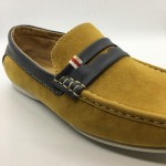 Men Shoes Yellow Color Lifestyle Casual Loafers Slip On Suede Surface. CLARKSON