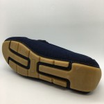 Men Shoes Blue Color Suede PU Lifestyle Casual Loafers Slip On with Buckle. JEFF