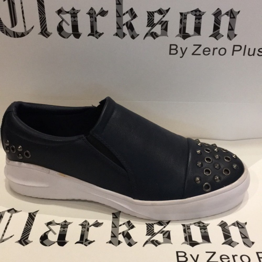 Men’s Fashion Studs Shoes Navy. JEFF Men’s Fashion Studs Shoes Navy. JEFF
