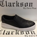 Men’s Fashion Studs Shoes Black. JEFF