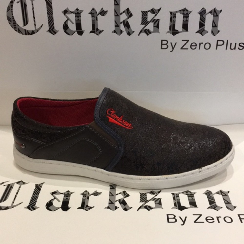 Men Shoes Coffee Brown Color Casual Lifestyles Slip on Textile Shoes. CLARKSON