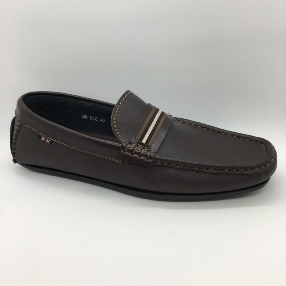 Men Shoes Coffee Brown Color Casual Lifestyles Loafer Slip On Brown. JEFF Men Shoes Coffee Brown Color Casual Lifestyles Loafer Slip On Brown. JEFF