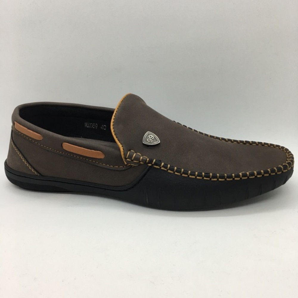 Men Shoes New Suede Fabric Brown Colour Casual Loafers Slip On Shoes. JEFF Men Shoes New Suede Fabric Brown Colour Casual Loafers Slip On Shoes. JEFF
