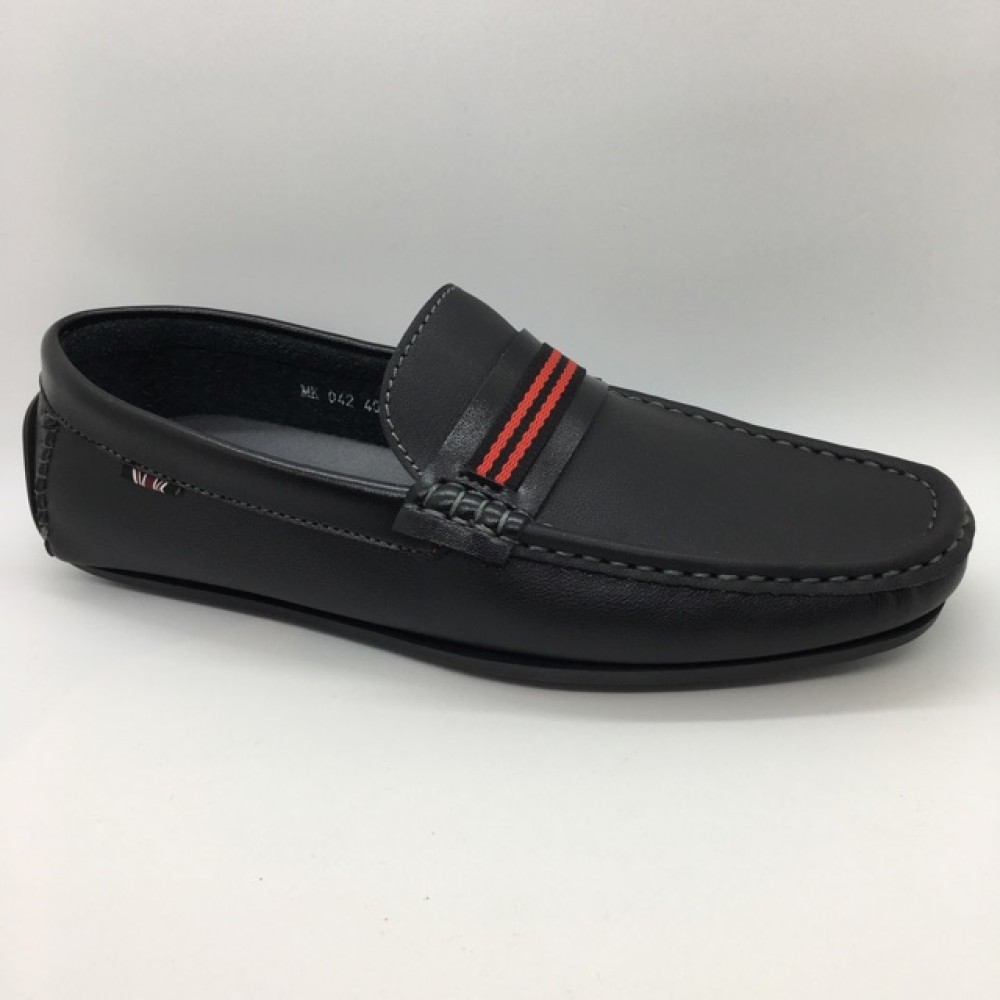 Men Shoes Black Color Business Casual Lifestyles Loafer Slip On. JEFF Men Shoes Black Color Business Casual Lifestyles Loafer Slip On. JEFF