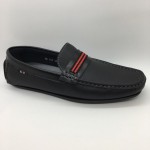 Men Shoes Black Color Business Casual Lifestyles Loafer Slip On. JEFF
