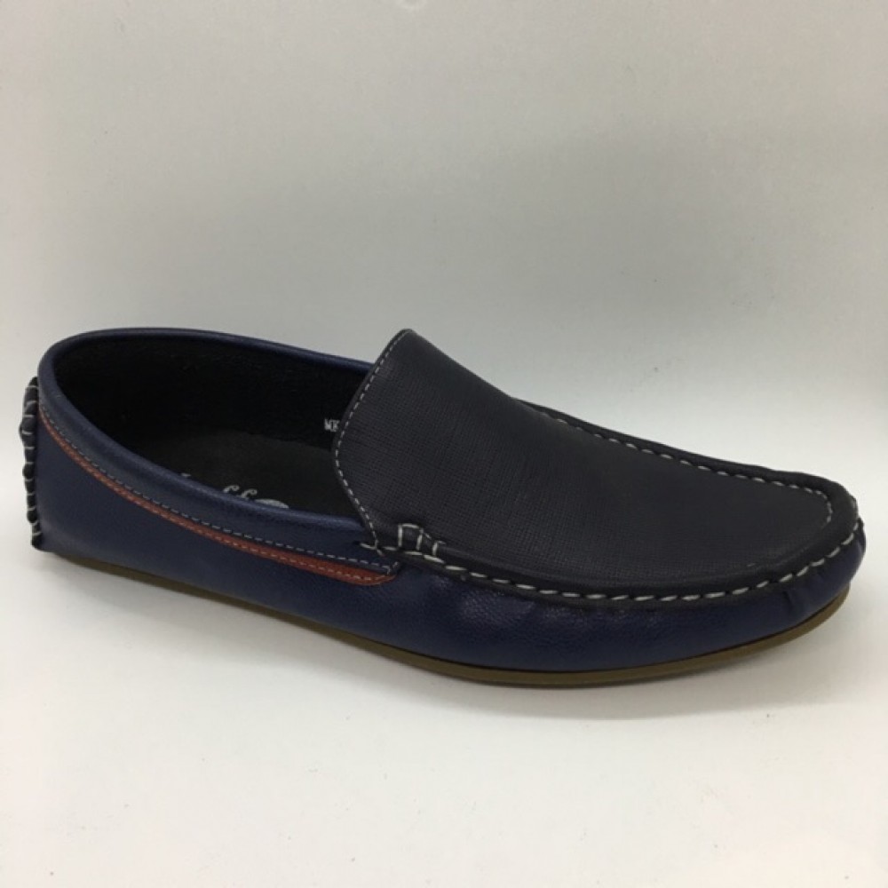 Men Shoes Blue Red Color Lifestyles Casual Loafers Slip On with Buckle. JEFF Men Shoes Blue Red Color Lifestyles Casual Loafers Slip On with Buckle. JEFF