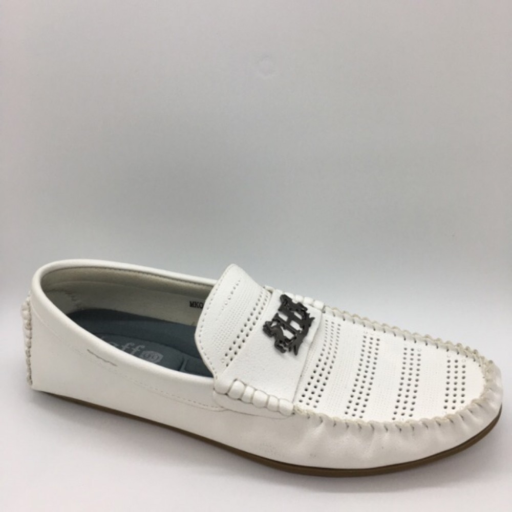 Men Shoes White Color Lifestyles Casual Loafers Slip On Breathable Holes . JEFF Men Shoes White Color Lifestyles Casual Loafers Slip On Breathable Holes . JEFF