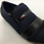 Men Shoes Navy Blue Colour Lifestyles Casual with Buckle. JEFF