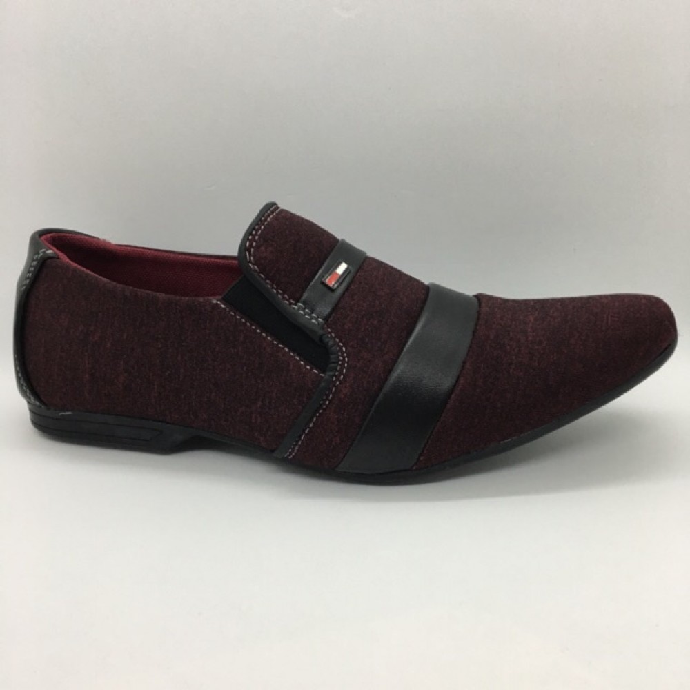 Men Shoes Maroon Red Colour Lifestyles Casual with Buckle. JEFF Men Shoes Maroon Red Colour Lifestyles Casual with Buckle. JEFF