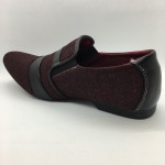 Men Shoes Maroon Red Colour Lifestyles Casual with Buckle. JEFF