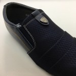 Men Shoes Navy Blue Colour Lifestyles Casual with Buckle. JEFF