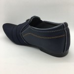 Men Shoes Navy Blue Colour Lifestyles Casual with Buckle. JEFF