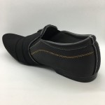 Men Shoes Black Colour Lifestyles Casual with Buckle. JEFF