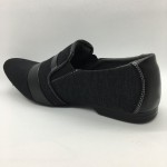 Men Shoes Black Colour Lifestyles Casual with Buckle. JEFF