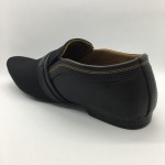 Men Shoes Black Colour Lifestyles Casual with Buckle. JEFF