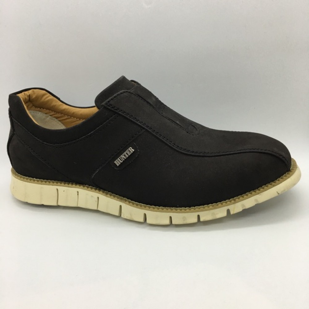 Men Leather Shoes Black Colour Slip-On (Cole Haan). HUNTER Men Leather Shoes Black Colour Slip-On (Cole Haan). HUNTER