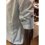 Men’s S.BLUE Smooth Plain Basic Simple Business Casual Long Sleeve Shirt. ASTON
