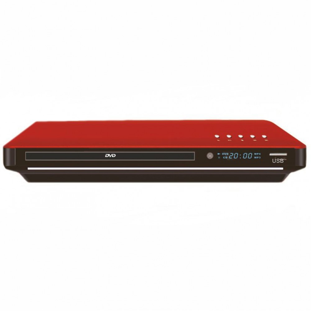 ISONIC DVD PLAYER RED ISONIC DVD PLAYER RED