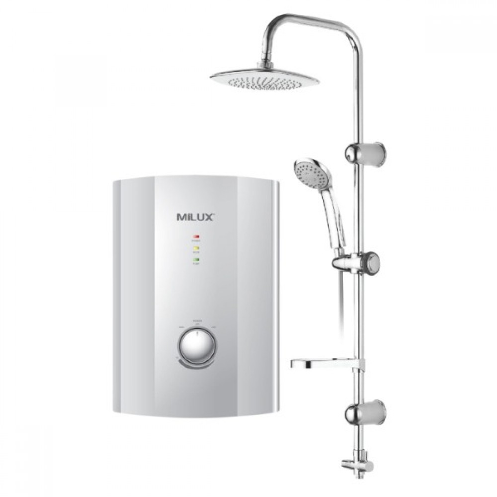 Milux Water Heater with Rain shower ML-638ER with Pump Milux Water Heater with Rain shower ML-638ER with Pump
