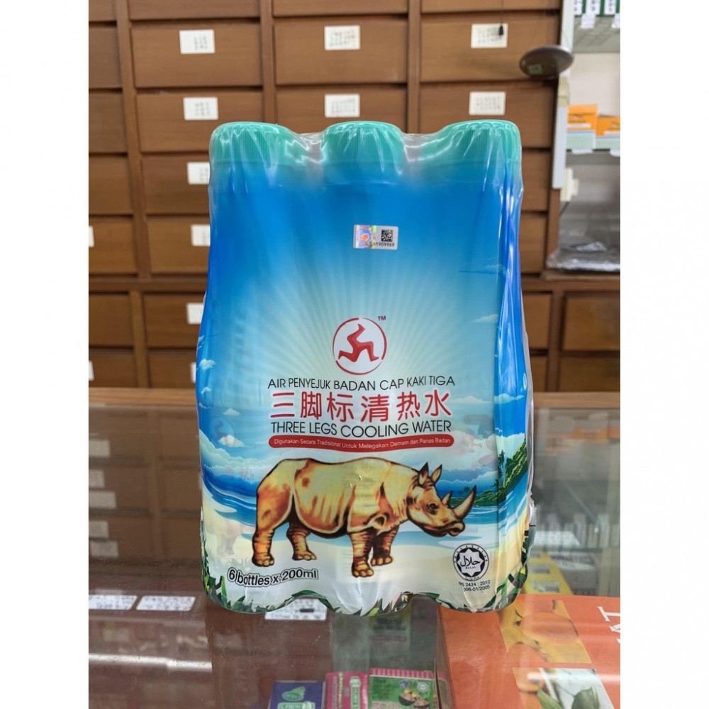 Three Legs Cooling Water 三脚标清热水(6 bottles x 200ml) Three Legs Cooling Water 三脚标清热水(6 bottles x 200ml)