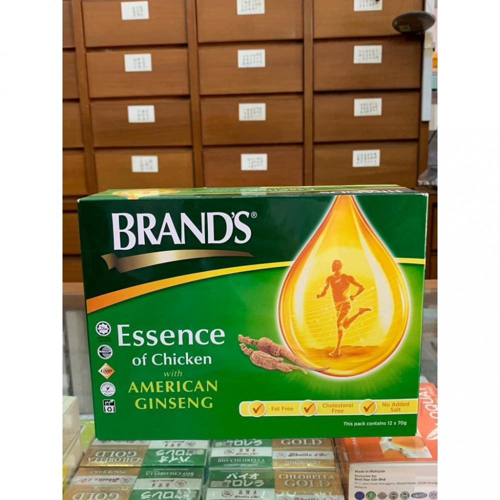 Brand's Essence of Chicken with American Ginseng 白兰氏鸡精花旗参(12 x 70g) Brand's Essence of Chicken with American Ginseng 白兰氏鸡精花旗参(12 x 70g)