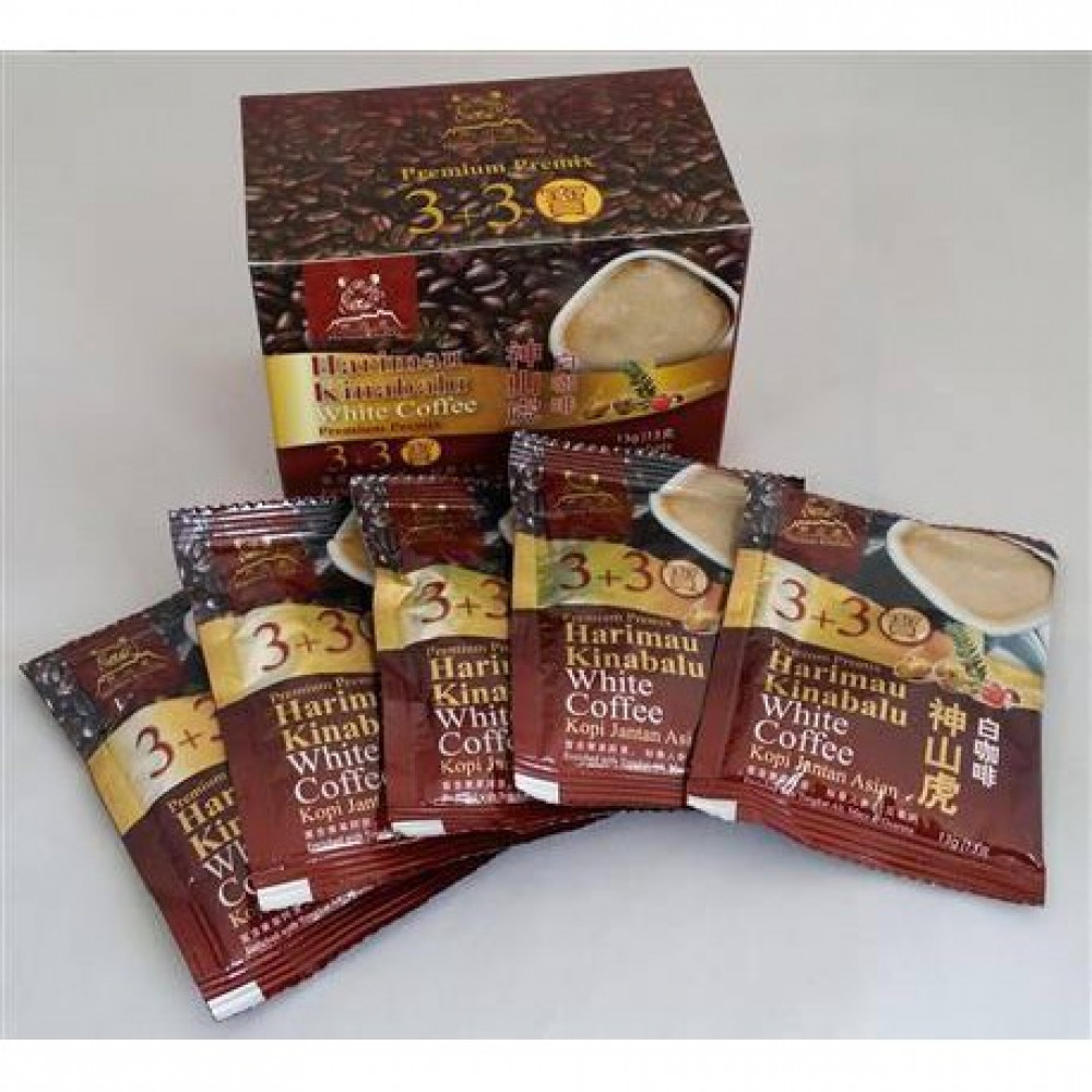 Harimau Kinabalu White Coffee 神山虎白咖啡(5 sachets x 13g) Harimau Kinabalu White Coffee 神山虎白咖啡(5 sachets x 13g)