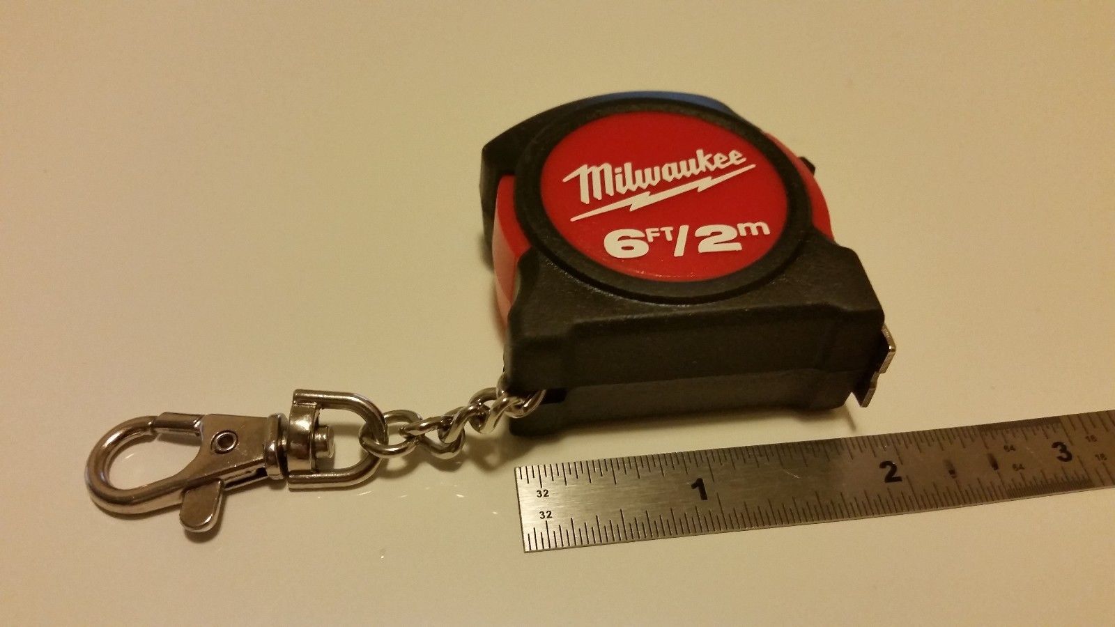 Keychain Tape Measure Details about   Milwaukee 6 ft 