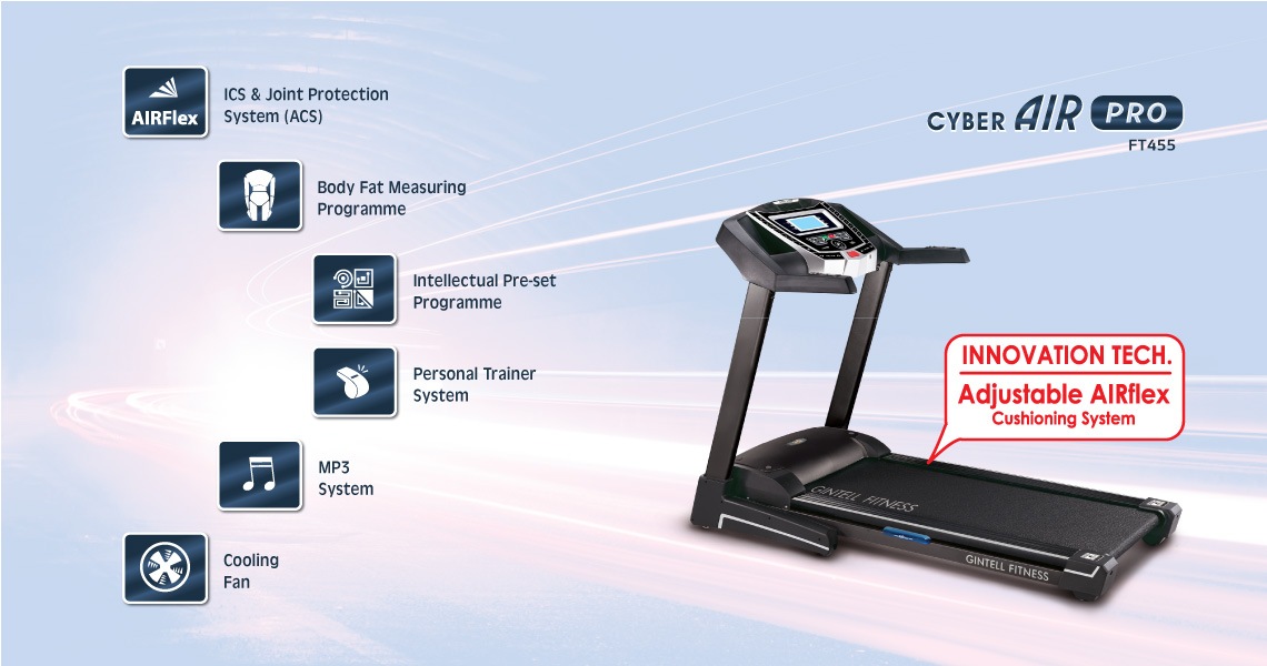GINTELL CyberAir Pro Treadmill FT455